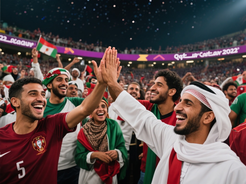 以2022年卡塔尔世界杯为例，来自不同文化背景的球